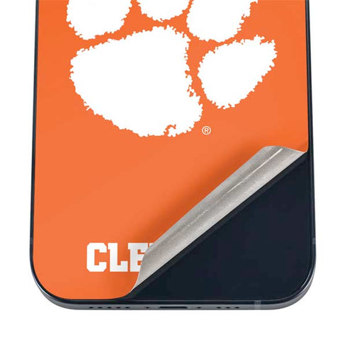 Clemson University Tiger Print iPhone 17 Pro Skin